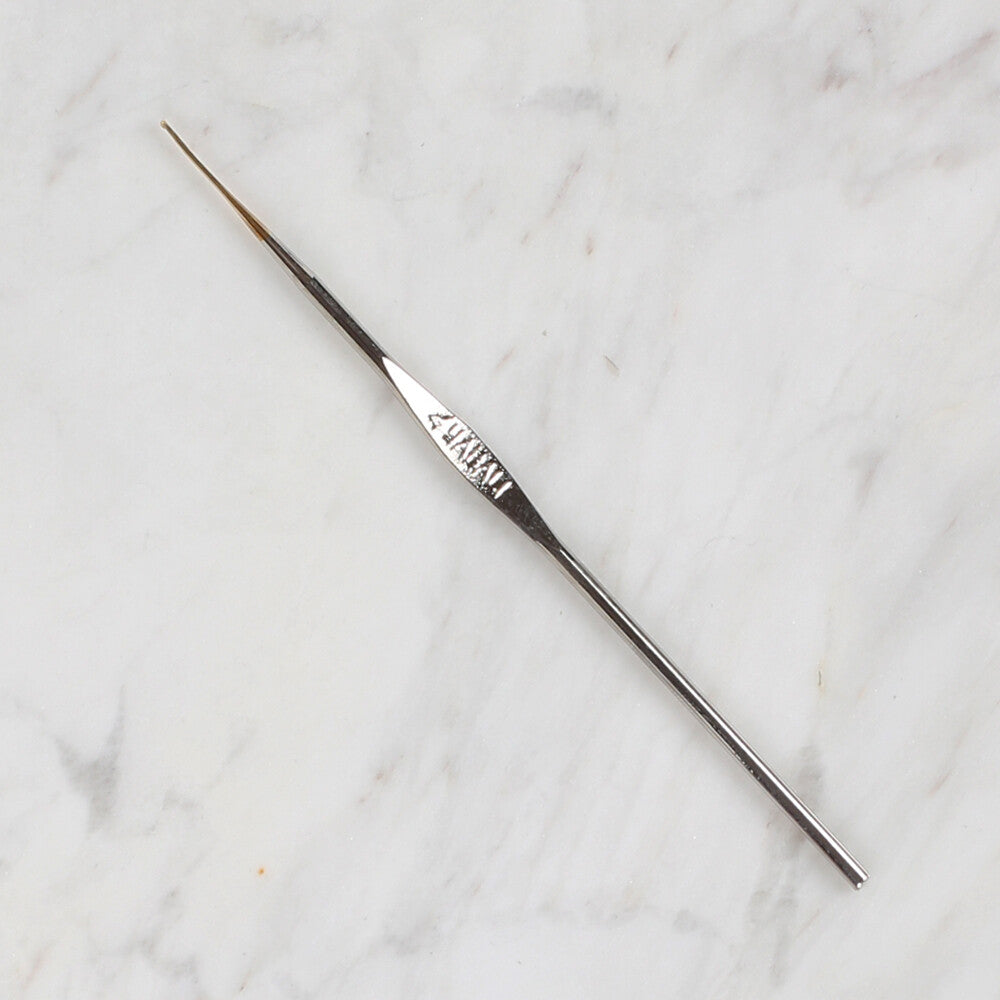 Yabalı Altın Uçlu Metal Saplı Dantel Tığ NO:22 0.5mm